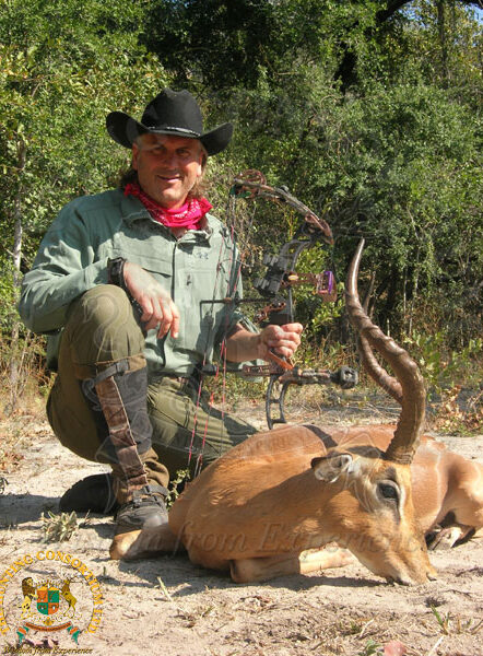 Jim Shockey Hunting in South Africa. Jim Shockey Hunting Consortium. Jim Shockey Hunting impala in South Africa with Hunting Consortium