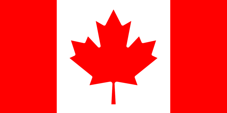 Hunting in Canada. Canadian Hunts. Flag of Canada.