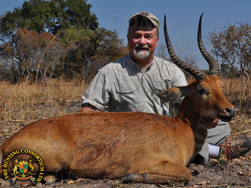 Photo of Bob Kern Puku Hunting in Zambia. Puku Hunting in Zambia. Puku hunting in Zambia.