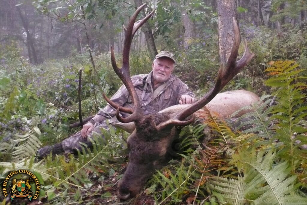 Rex Baker Hunting Manchurian Wapiti Hunting in Russia