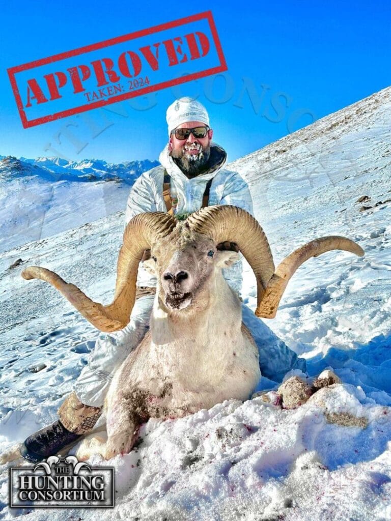 Our hunter Ben with his Marco Polo Sheep Hunt Trophy taken in 2024. He received his Marco Polo Sheep Import Permit.