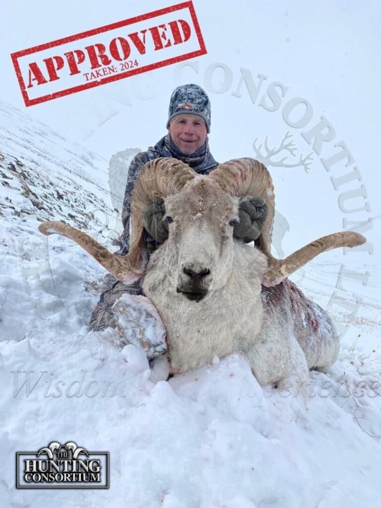 Client Norman with his Marco Polo Sheep Hunt Trophy. Marco Polo Sheep Import Permits 2024