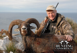 The Hunting Consortium is a Craig Boddington Endorsed Outfitter. This is Craig Boddington with his European Mouflon from Croatia from his Mouflon Hunt with Hunting Consortium.